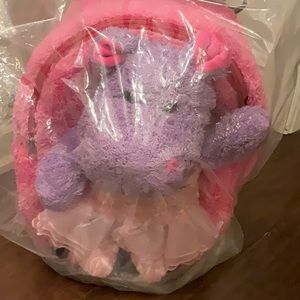 NWT Popatu kids ballerina rolling backpack